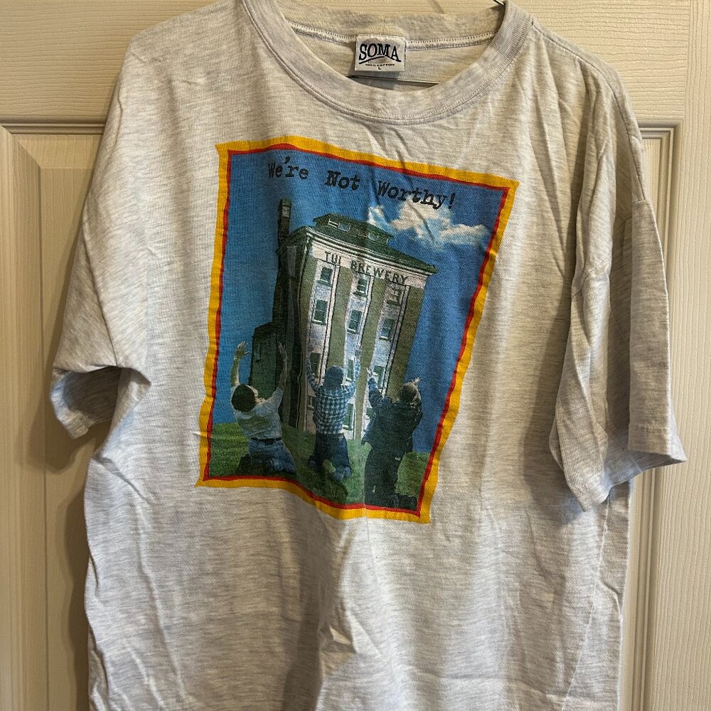 Vintage Tull Brewery “We’re Not Worthy!” Graphic T-Shirt